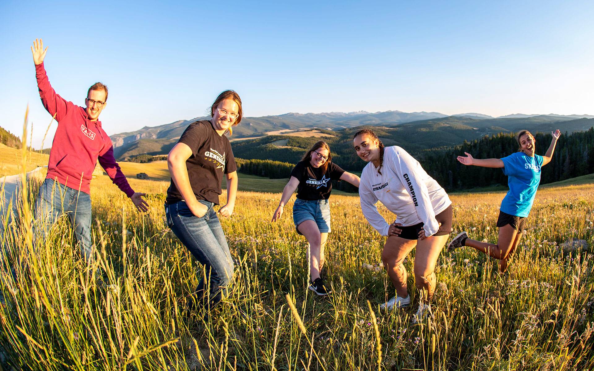 Sheridan College Students on Red Grade hike photo