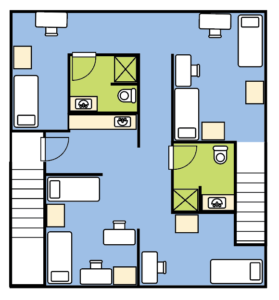 East Hall Sample Floor Layout