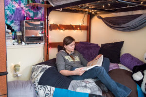Sheridan College Student Housing Stevens Loft Ashley in room