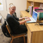Sheridan College Housing North Hall Student Working at Desk
