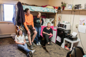 Sheridan College Housing North Hall Students Hanging Out