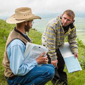 Agriculture students pursue their degree in Rangeland Management.