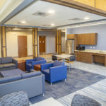 View the large common rooms in Centennial Hall in Sheridan, Wyoming.