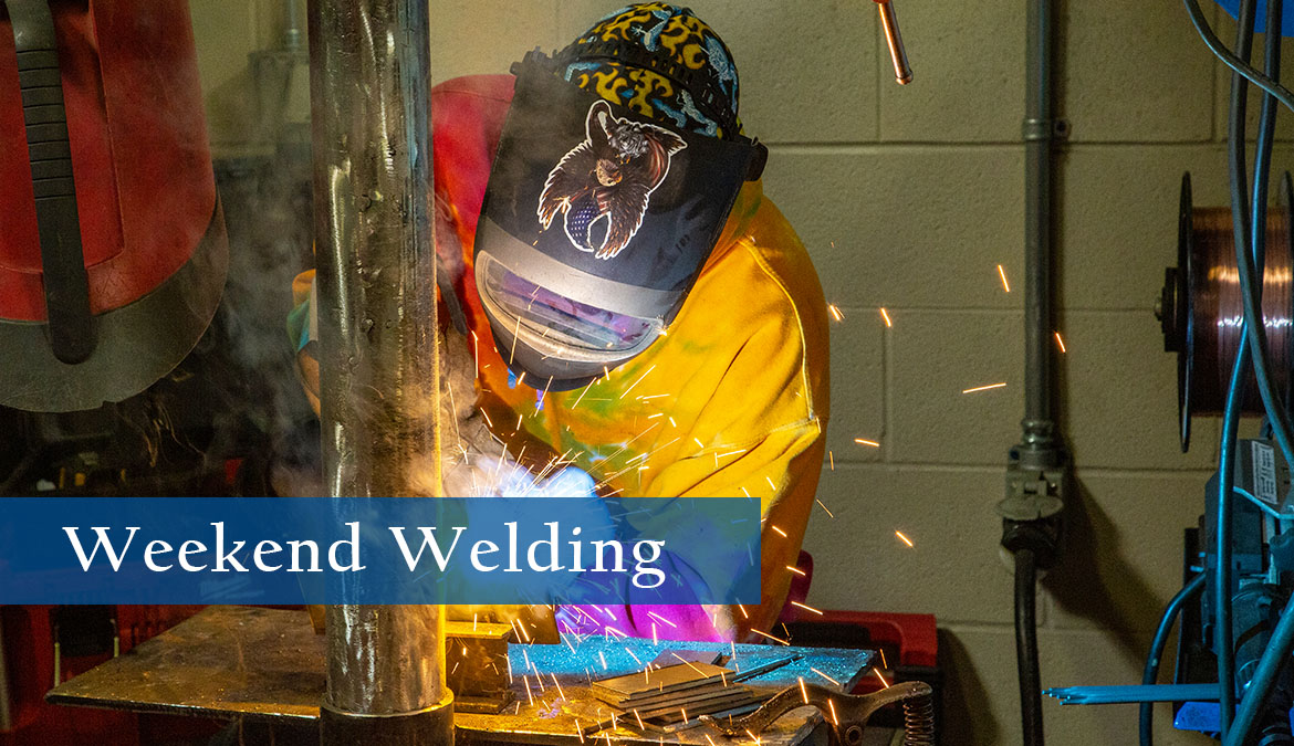 Weekend Welding program at Sheridan College.