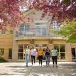 Students on campus at Sheridan College