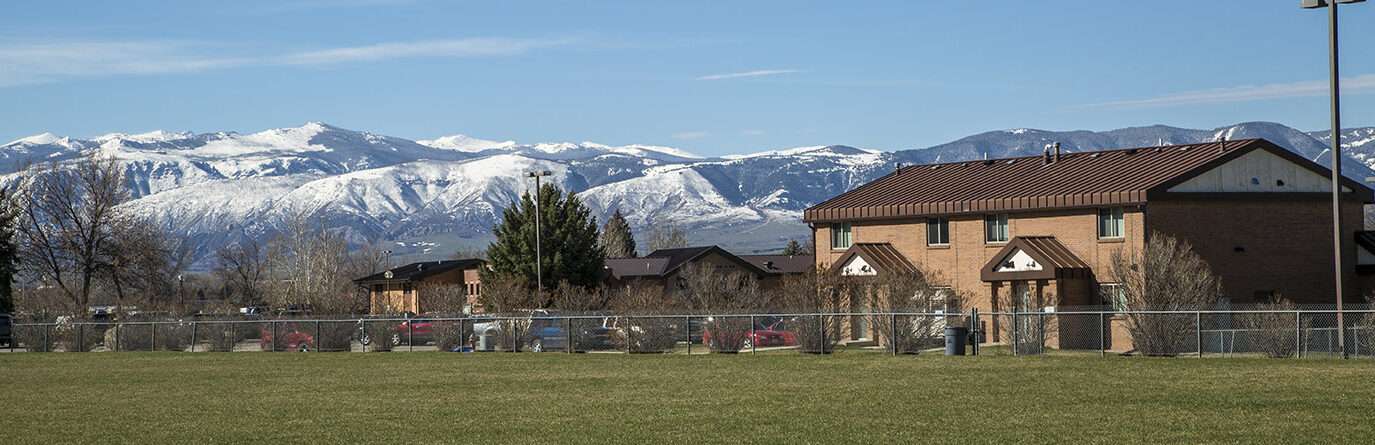 East hall campus buildings in Sheridan