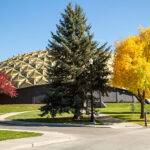 Sheridan College Dome photo in the Fall colors