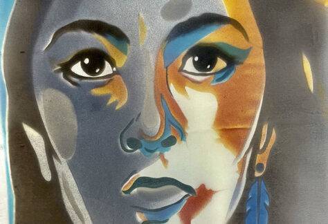 photo of a student artwork from last years exhibition