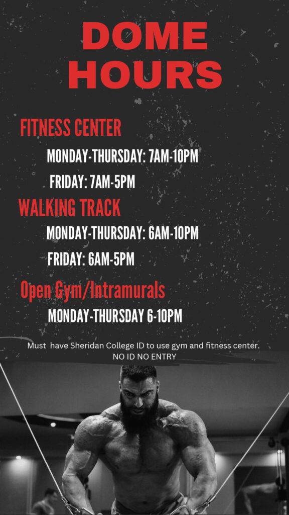 Sheridan College Dome Hours image