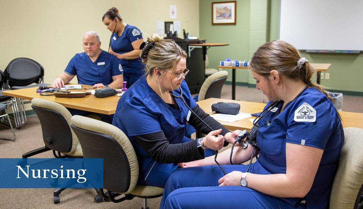 photo of Sheridan College nursing students