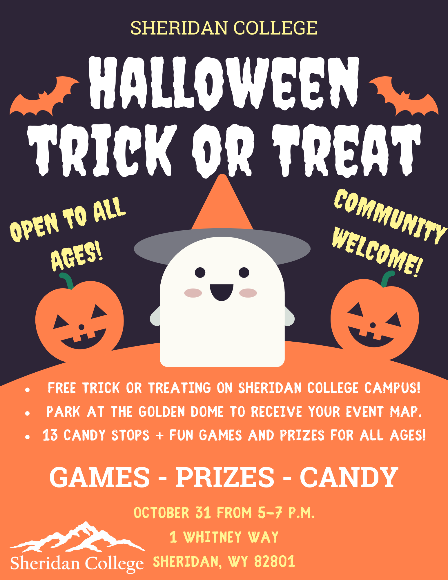 Trick or Treat at Sheridan College