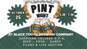 Sheridan College GPA Pint Night