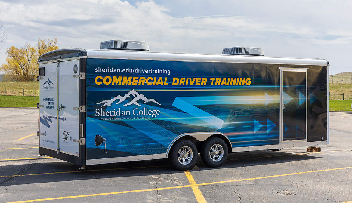 Sheridan College Commercial Driver Trainer trailer