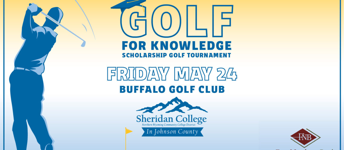 Golf For Knowledge Scholarship Golf Tournament banner Friday May 24