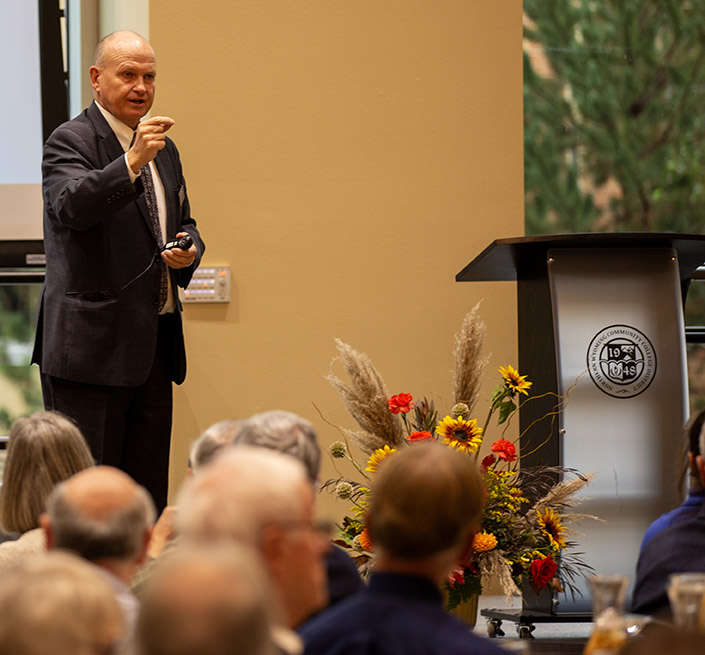 Sheridan College president Walt Tribley