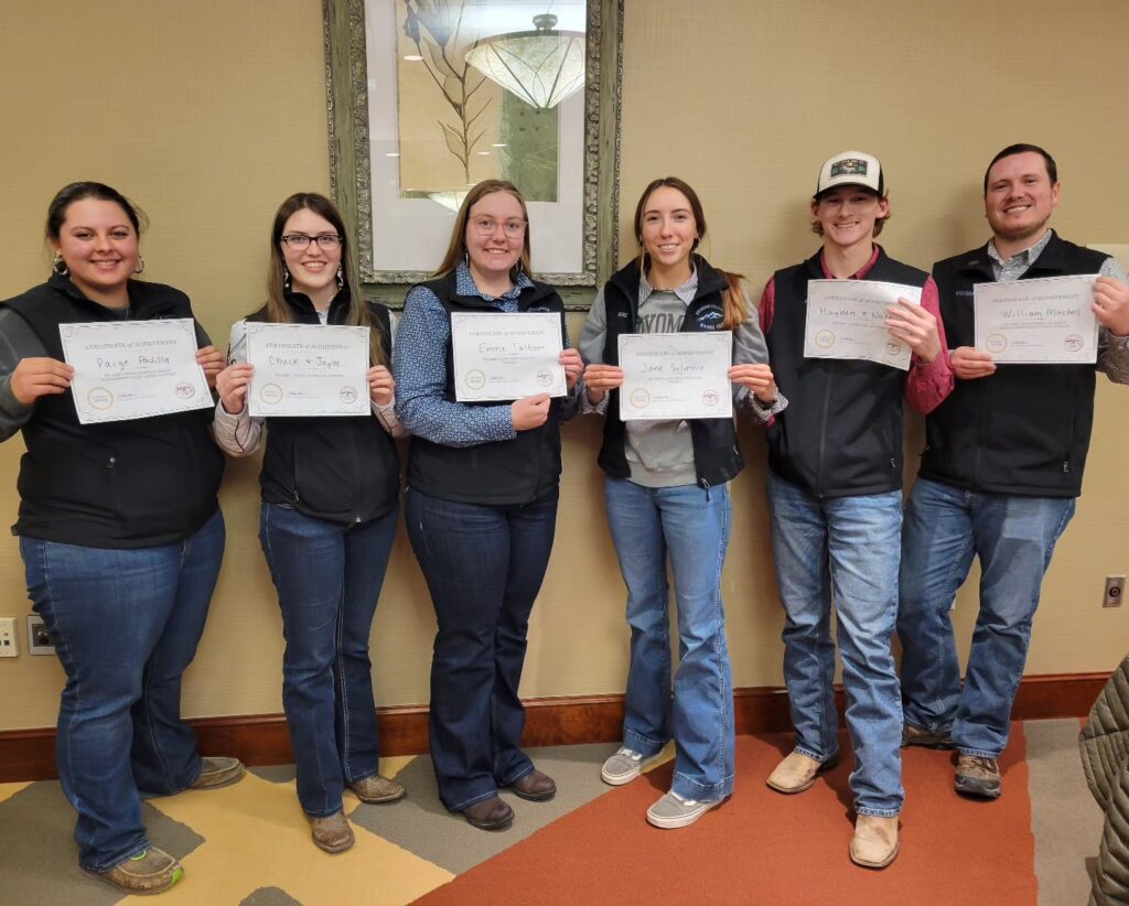 Range Club Agriculture students win awards at competition against UW and UWC