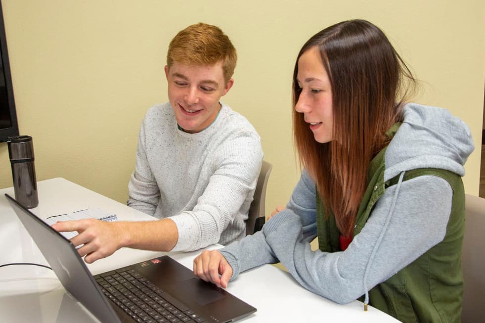 Sheridan College students in class