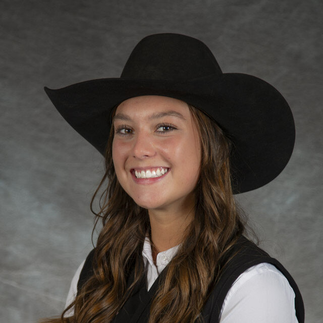 Head shot of rodeo athlete Blaise Lange