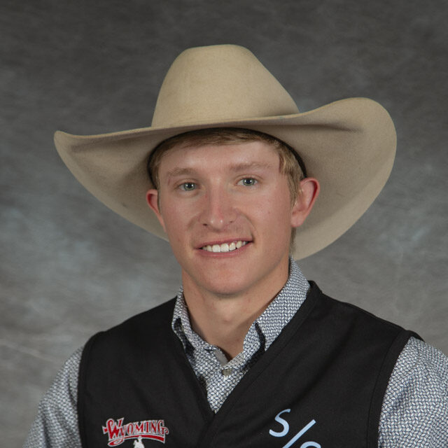 Head shot of rodeo athlete Caden Stoddard
