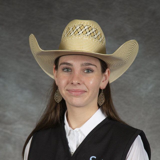 Head shot of rodeo athlete Delaney ONeal