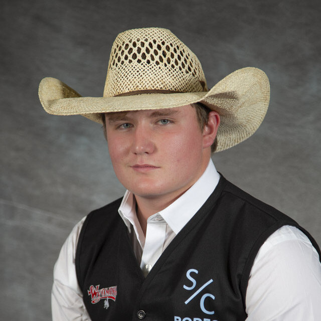 Head shot of rodeo athlete Grady Alger