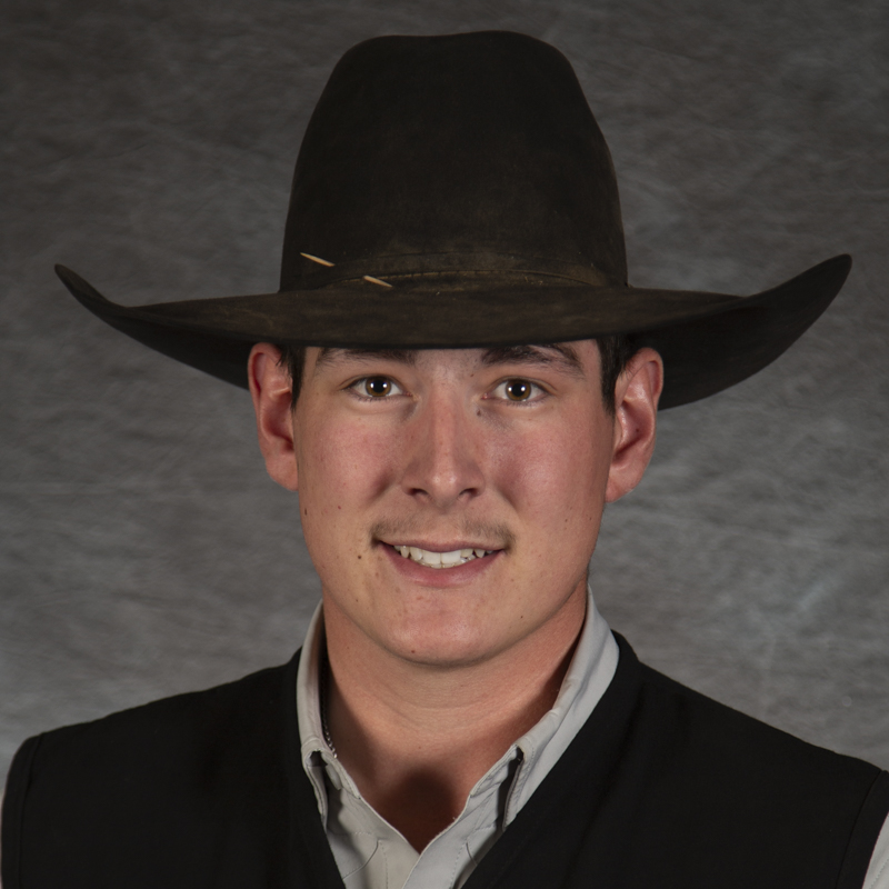 Head shot of rodeo athlete Jonah Bustad