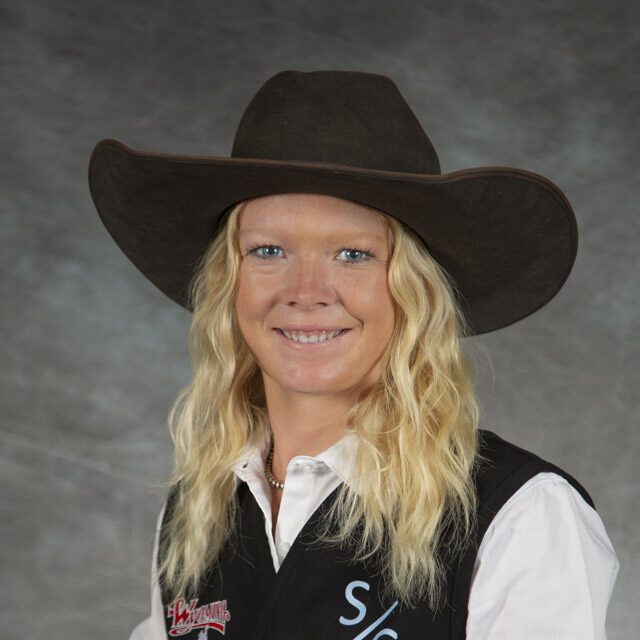 Head shot of rodeo athlete Lucy Moon