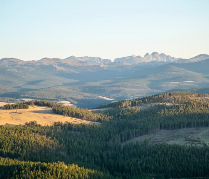 Photo of Cloud Peak in the Bighorn Mountains.