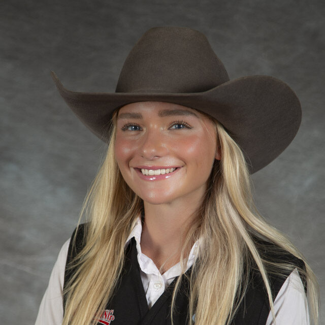 Head shot of rodeo athlete Sierra McGregor