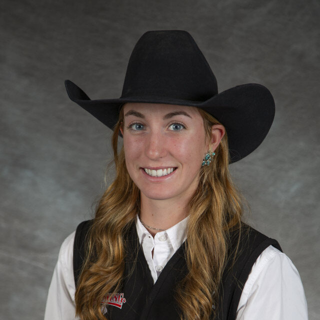 Head shot of rodeo athlete Tatum Reid