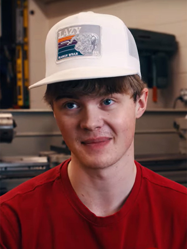 Sheridan College Machine Tool student Will Betz