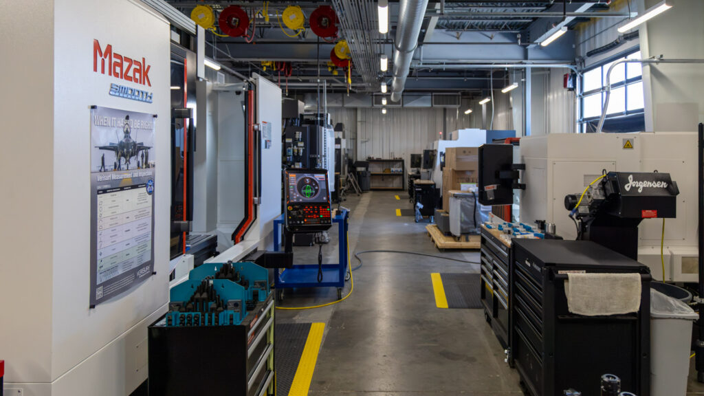 View of machining room