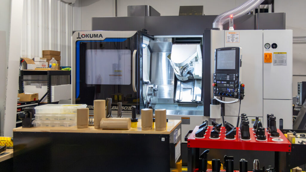 MULTUS B250 II-W Multi-tasking turn-mill center with dual spindles, B-axis milling, and automatic tool changing for complete part machining. 

Ø23.62" Capacity | X19.68" Y7.87" Z31.50" W31.89" | 8" Main Chuck | 5,000 RPM Main Spindle | 6" Sub-Spindle | 6,000 RPM Sub-Spindle | 12,000 RPM B-Axis Mill Spindle | CAPTO C6 | 40-Tool ATC| Renishaw Probe | RTS Tool Setter | Inspection Plus Software | OSP-P500 Control 