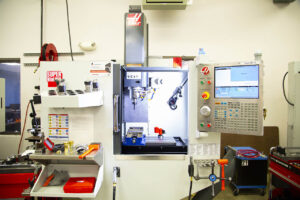 Image of one of the CNC machines in the machine tool lab