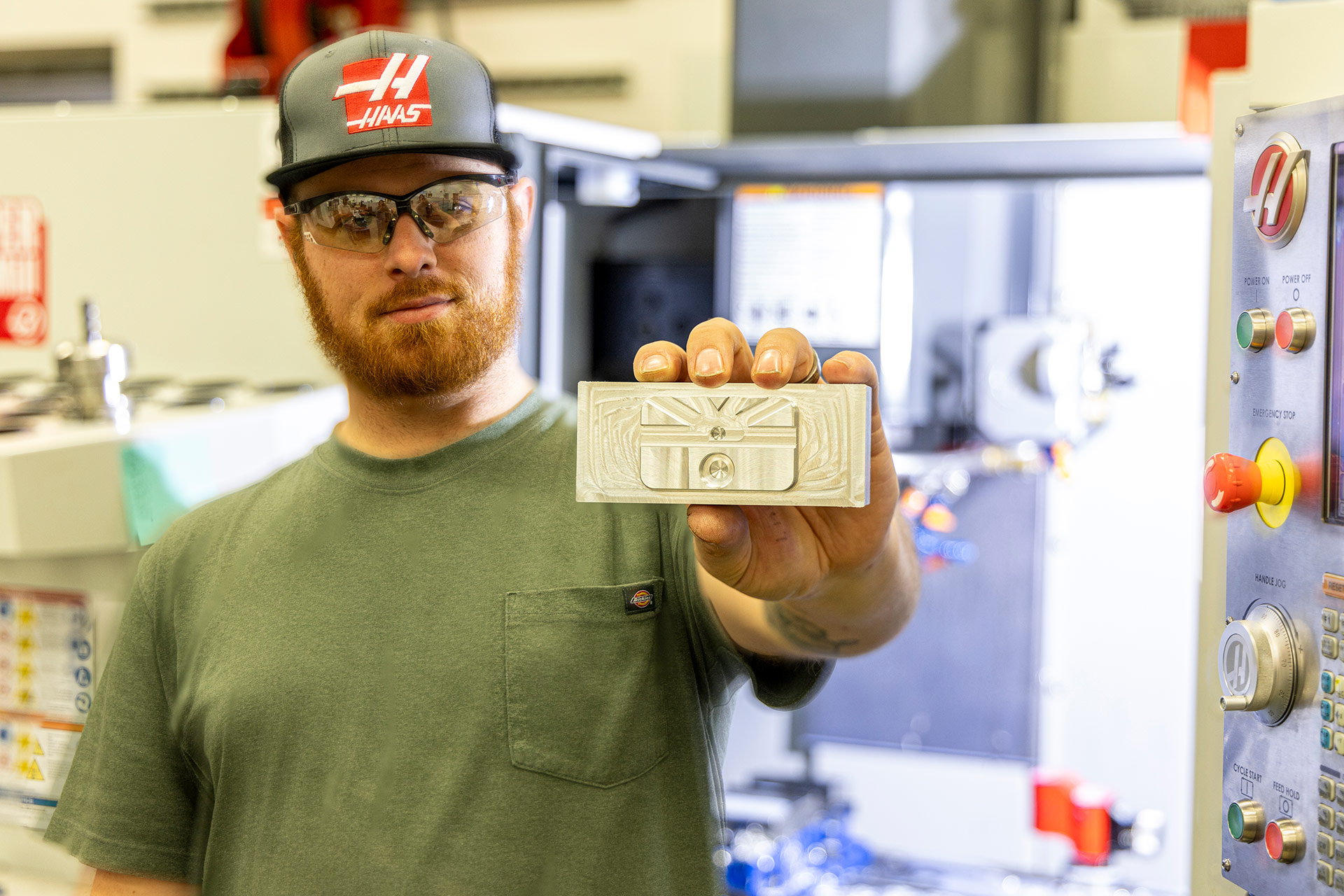Sheridan College machine tool student.