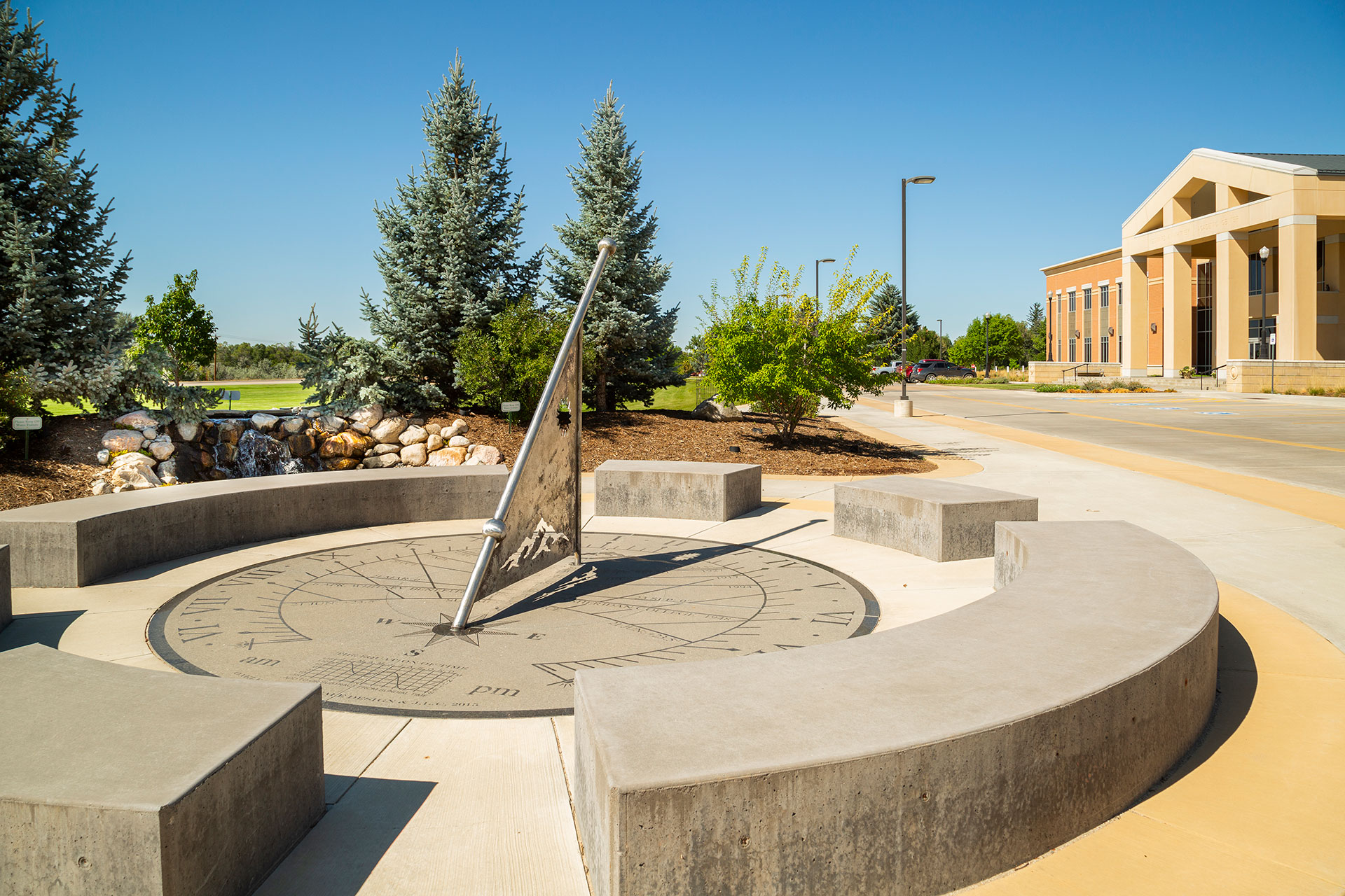 Sun Dial on Sheridan College campus