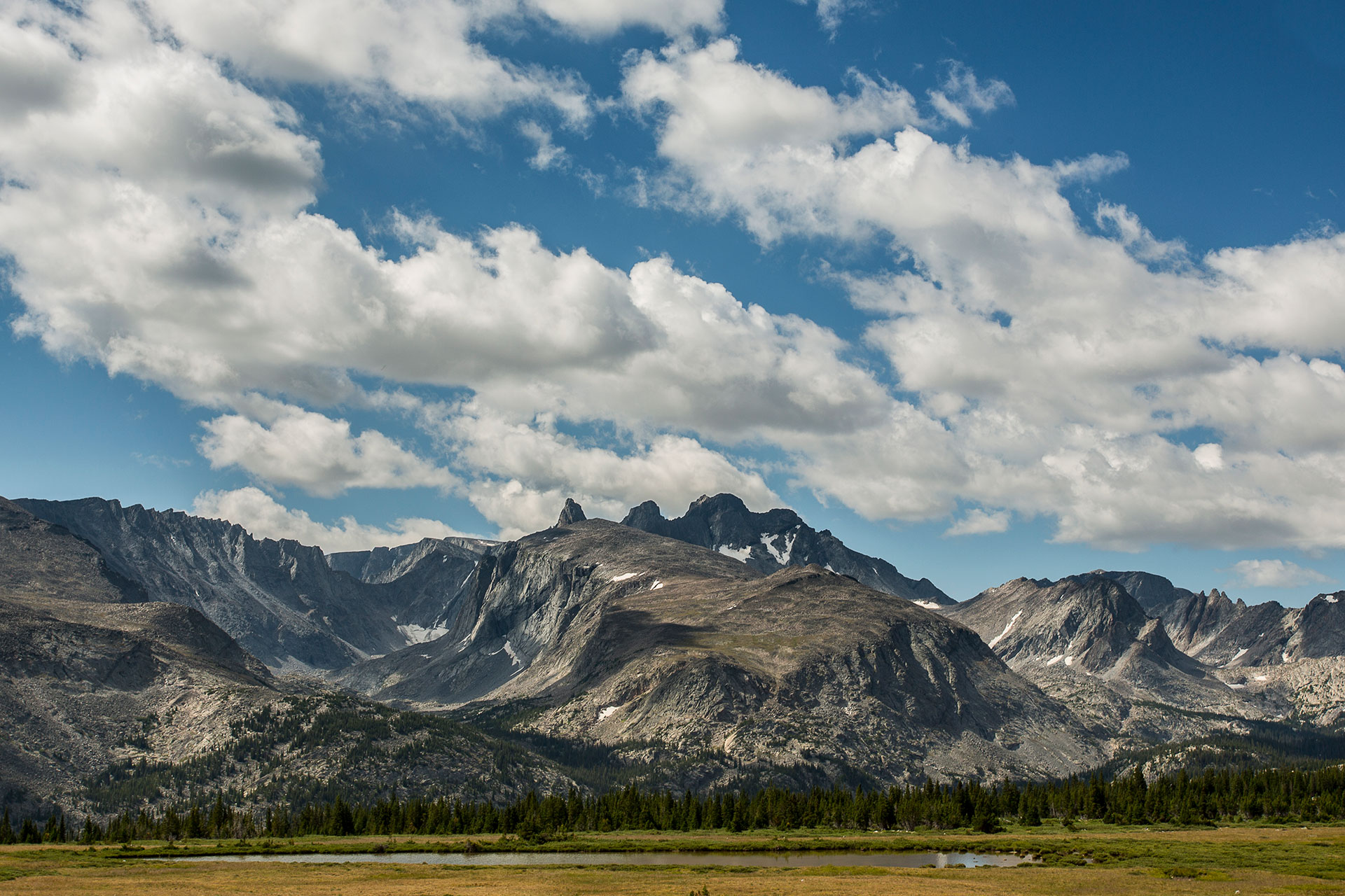 Bighorn Mountains In Wyoming