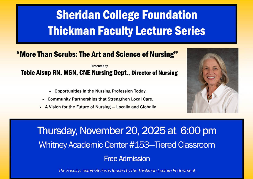 Graphic for lecture about nursing by tobie alsup on november 20