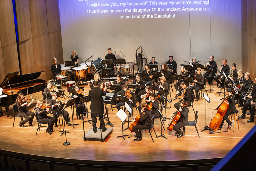 photo of the symphony orchestra at sheridan college