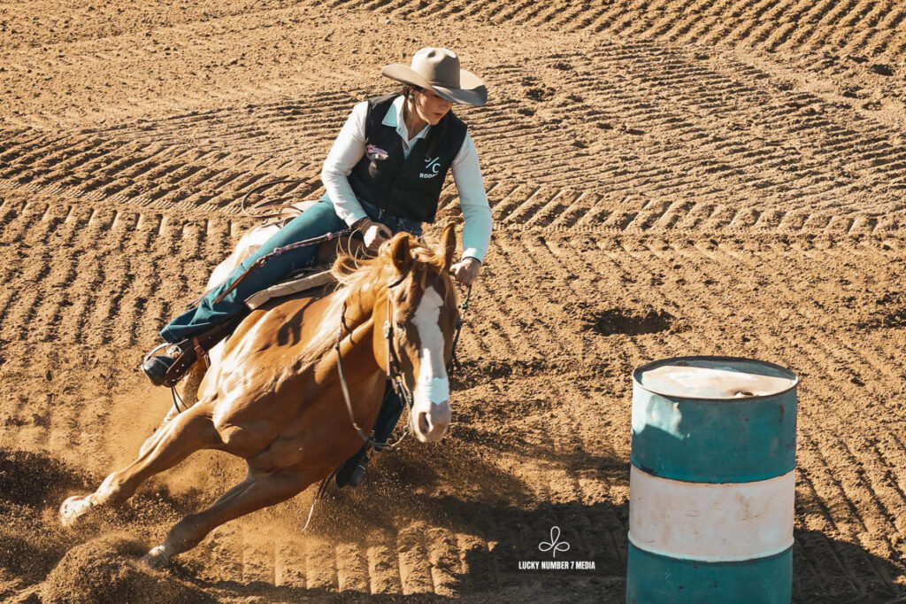 faith heim barrel racing at the antelope stampede rodeo