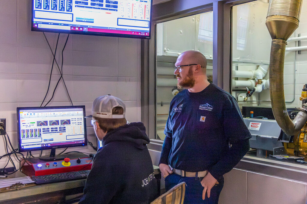 Computer analysis system for diesel engines