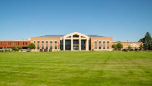 View of the Sheridan College Whitney Building