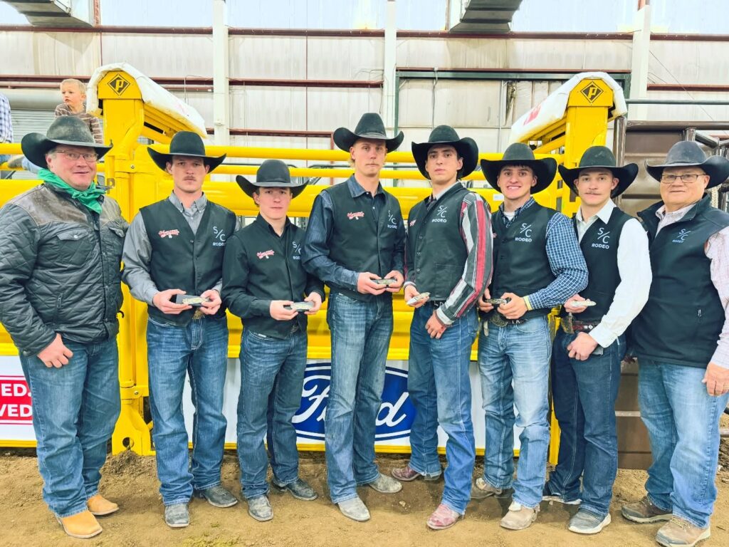 Photo of Mens rodeo athletes going to CNFR