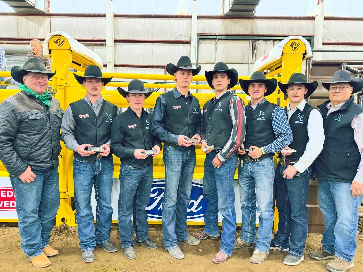 Photo of Mens rodeo athletes going to CNFR