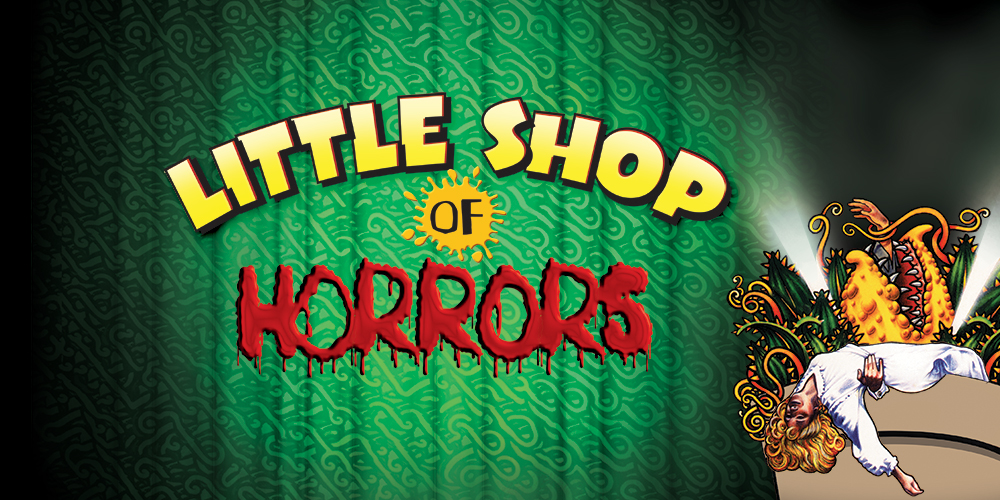 graphic for little shop of horrors production