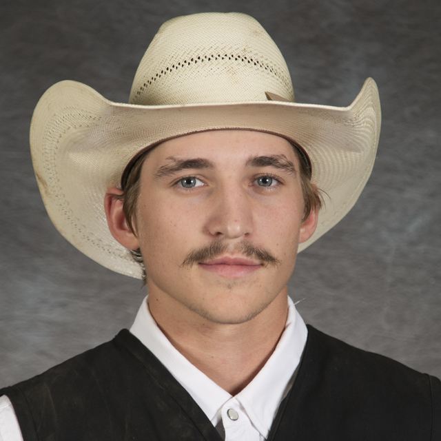 Head shot of rodeo athlete Brady Meyer