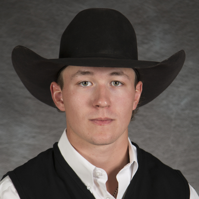 Head shot of rodeo athlete Brody Hale