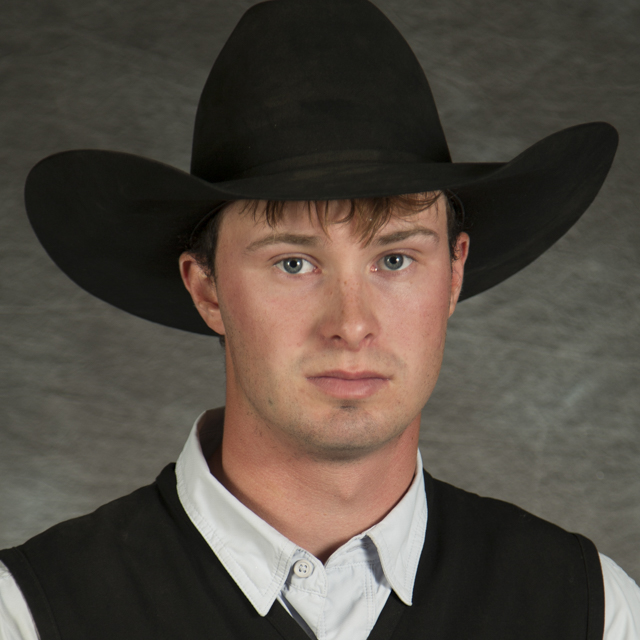 Head shot of rodeo athlete Colby Olson