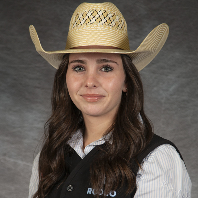 Head shot of rodeo athlete Delaney O'Neal