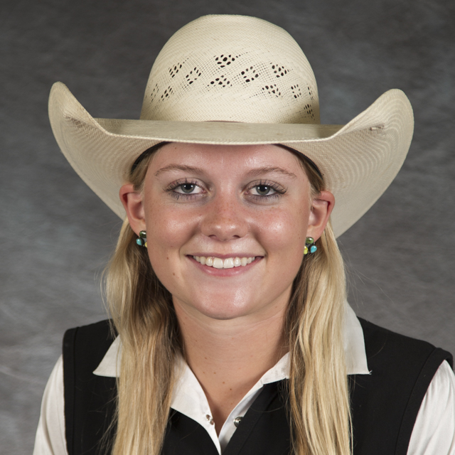 Head shot of rodeo athlete Jacee Anthony